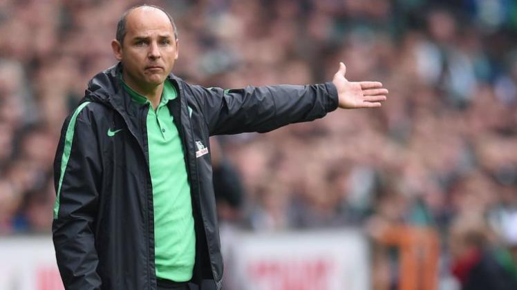 Tritt am 9. Oktober mit seinem Team in Wildeshausen an: Werder-Trainer Viktor Skripnik. 