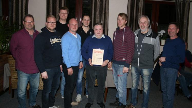 Während der Jahreshauptversammlung des VSK Bungerhof wurden langjähre Mitglieder geehrt. 