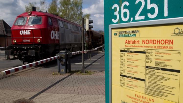 Bald sollen in Nordhorn (Landkreis Grafschaft Bentheim) nach mehr als 40 Jahren wieder Personenzüge fahren. 