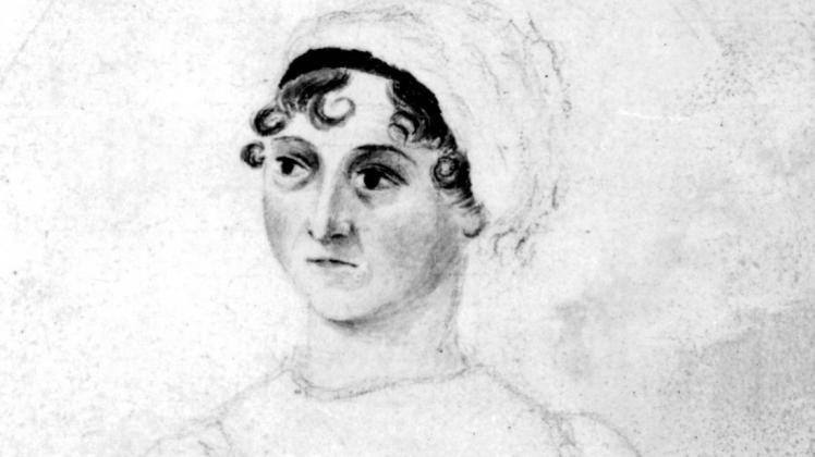Jane Austen gezeichnet von Cassandra Austen (1810).

            

              
                