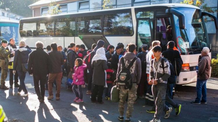Der Landkreis Oldenburg soll am Donnerstag, 29. Oktober, nach einem dritten Amtshilfeersuchen der Landesaufnahmebehörde noch einmal 100 Flüchtlinge aufnehmen. Symbolfoto: dpa