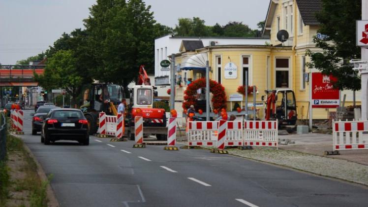 Die Stedinger Straße wird ab 12. August voll gesperrt.