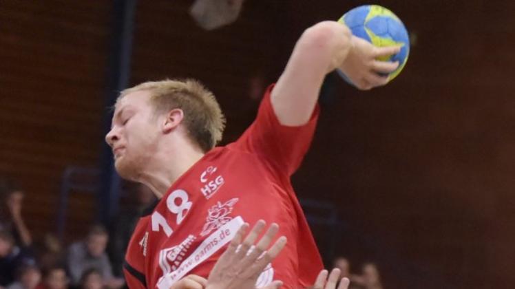 Die HSG Delmenhorst um Michael Uken empfängt an diesem Samstag ihren Oberliga-Konkurrenten TSG Hatten-Sandkrug. 