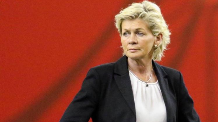 In der Kritik: Bundestrainerin Silvia Neid während des Halbfinalspiels gegen die USA . 