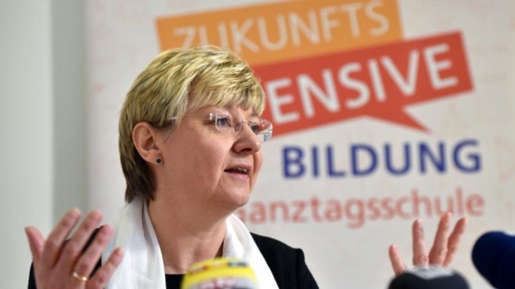 Neue Statistik präsentiert: Kultusministerin Frauke Heiligenstadt. 