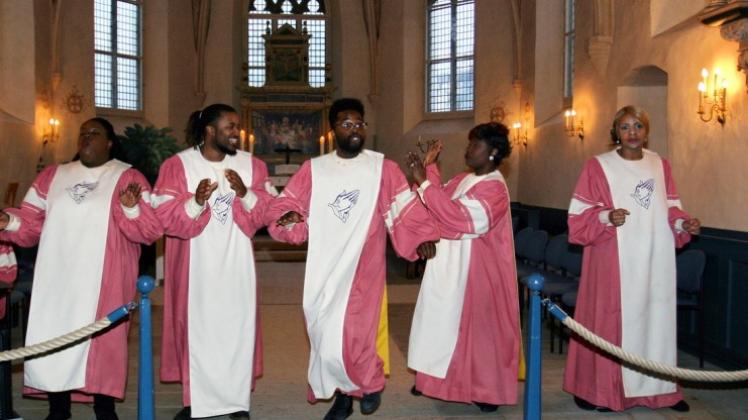 Der traditionelle Black Gospelchor verzauberte alle mit seiner leidenschaftlich vorgetragenen Mischung aus Traditionals, Gospelsongs und Spirituals. 