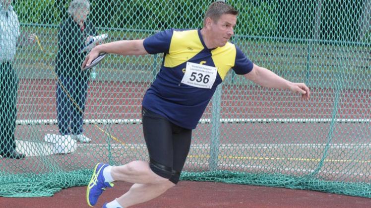 Er startet auch im Diskuswerfen: LGG-Leichtathlet Ulrich Garde. 