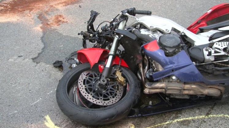 Bei einem Unfall in Wildeshausen ist ein 23-jähriger Motorradfahrer aus Delmenhorst leicht verletzt worden. Symbolfoto: Nordwestmedia