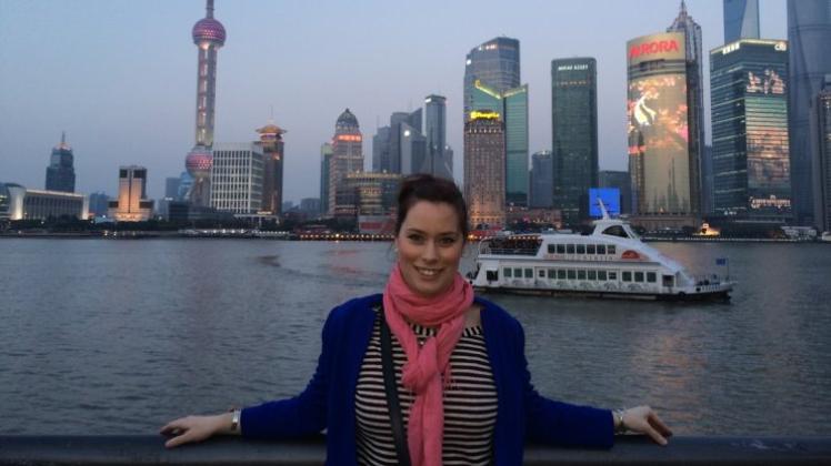 Weltoffen und immer bereit für Neues: Elisabeth Hartwig in Shanghai. 