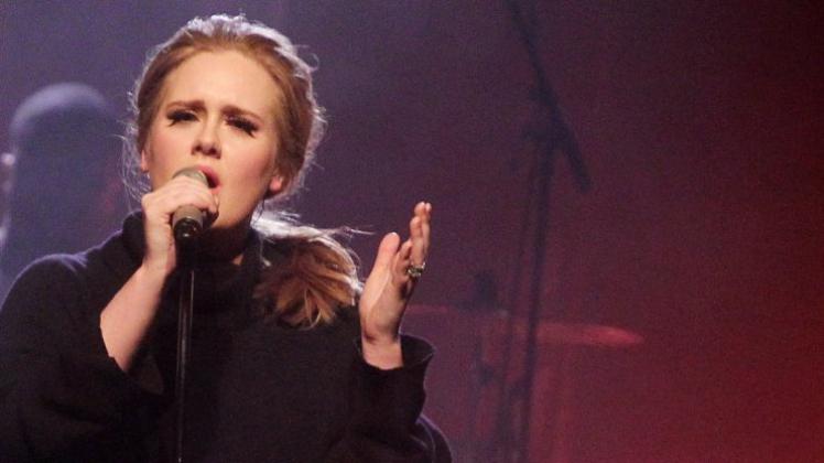 Die britische Sängerin Adele. 