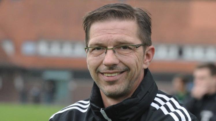 Er ist zufrieden mit dem bisherigen Saisonverlauf: Hudes Trainer Torsten Voigt.
