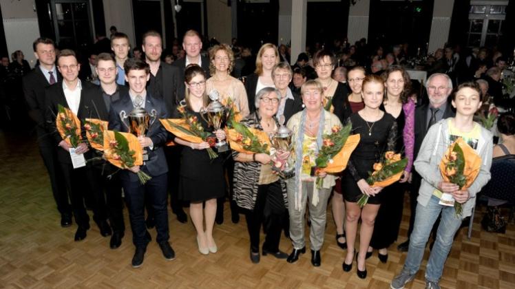 Wahl der Sportler des Jahres 2014 in Delmenhorst: Während der Sportnacht in der Gastronomie Schierenbeck wurde das Ergebnis bekanntgegeben. 