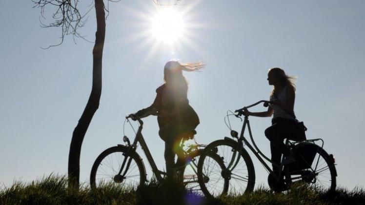 In der Region zwischen Delmenhorst und Nordsee lädt das Wetter am Wochenende zu Radtouren und Ausflügen ein. Symbolfoto: dpa