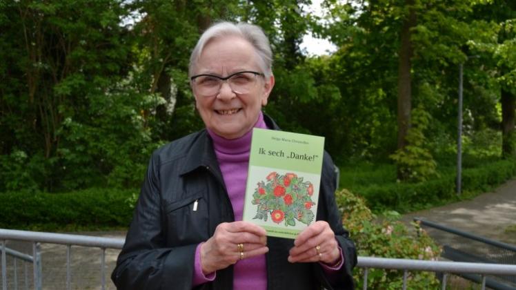 Helga Maria Christoffer alias Helga Seeba sagt den Lesern mit ihrem neuen Buch „Danke“. 