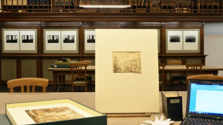 Schatzkammer der Kunst: Im Graphischen Kabinett der Kunsthalle Bremen werden die Bestände digitalisiert. 