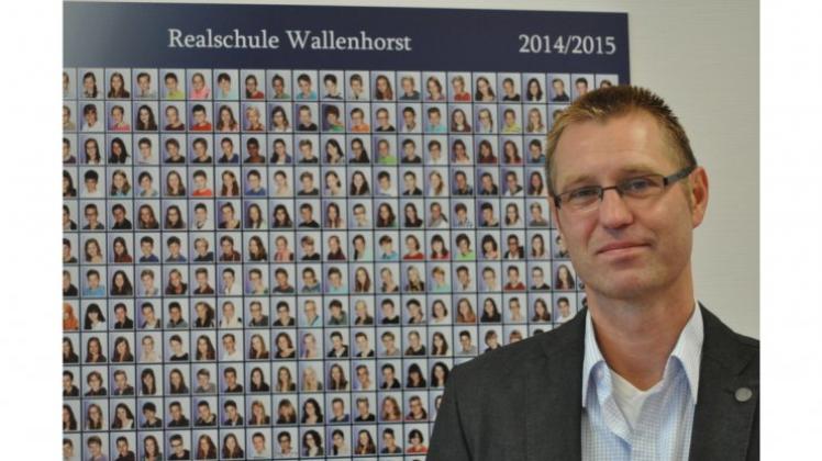 Sieht eine Zukunft für seine Realschule: Rektor Stefan Schmidt. 