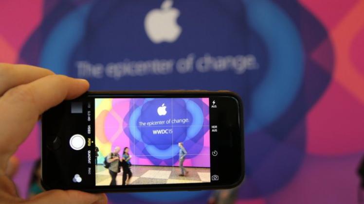 Vor der Apple-Entwicklerkonferenz WWDC: Unter anderem will Apple seinen neuen Streaming-Dienst Beats enthüllen. Doch Apple hat starke Konkurrenz vor der Brust. Christoph Dernbach/dpa