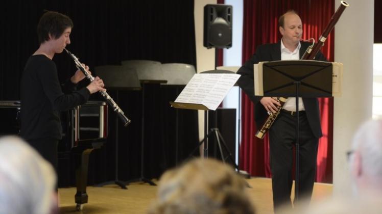 Das Dozentenkonzert am Institut für Musik der Spring Academy Woodwinds 2015 mit Vera-Isabel Volz, Oboe, und Bernhard Wesenick, Fagott. 