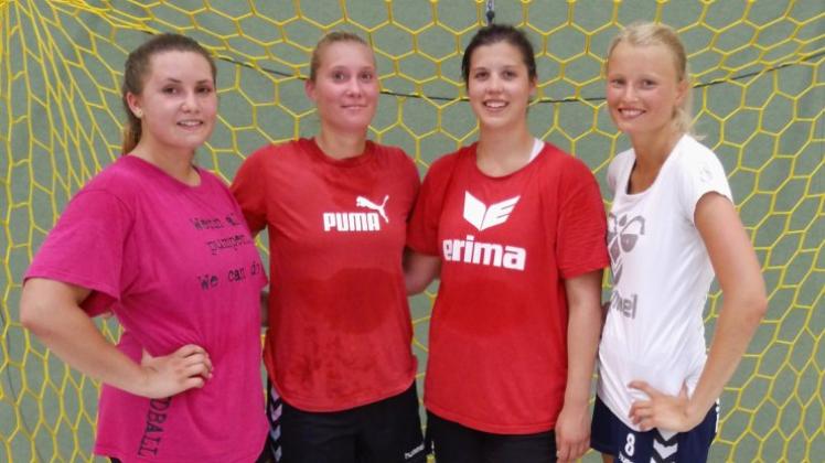 Wieder da (von links): Lisa Busse, Helen Tapkenhinrichs, Katharina Stuffel und Agnieszka Blacha. 