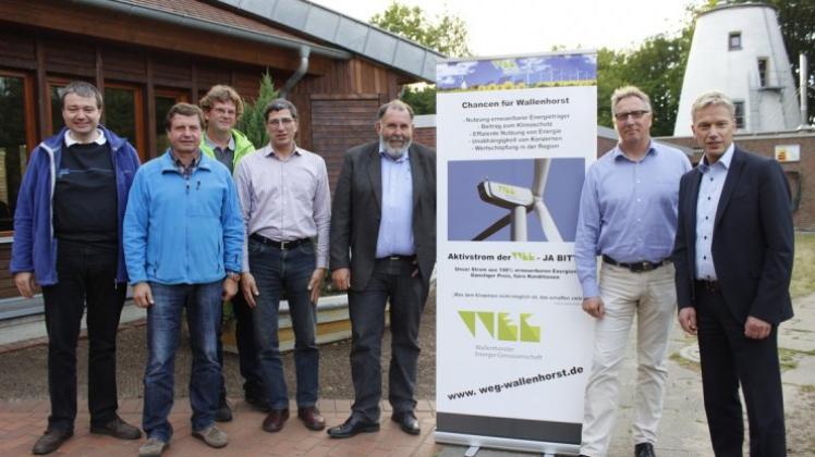 Aufsichtsrat und Vorstand der WEG-Wallenhorster Energiegenossenschaft wollen neue Mitglieder werben. 