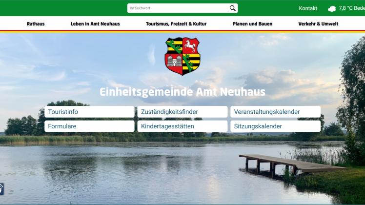 Amt Neuhaus gibt es dank neuer Website jetzt auch auf das Handy SVZ
