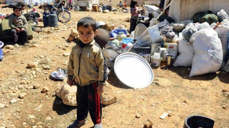 Die Hälfte der syrischen Flüchtlinge im Libanon sind Kinder. 