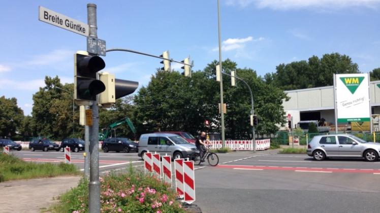 Ab kommenden Montag, 7. Juli, wird die Straße „Breite Güntke“ als Verbindung zwischen Natruper Straße und Pagenstecherstraße für drei Wochen voll gesperrt. 