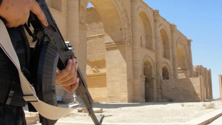 Weltkulturerbe in Gefahr: Auch den aus dem 3. Jahrhundert vor Christus stammenden Hatra-Tempel im Irak sollen die Isis-Terroristen eingenommen haben. Nun ist die Angst groß, dass er von den Islamisten zerstört werden könnte. 