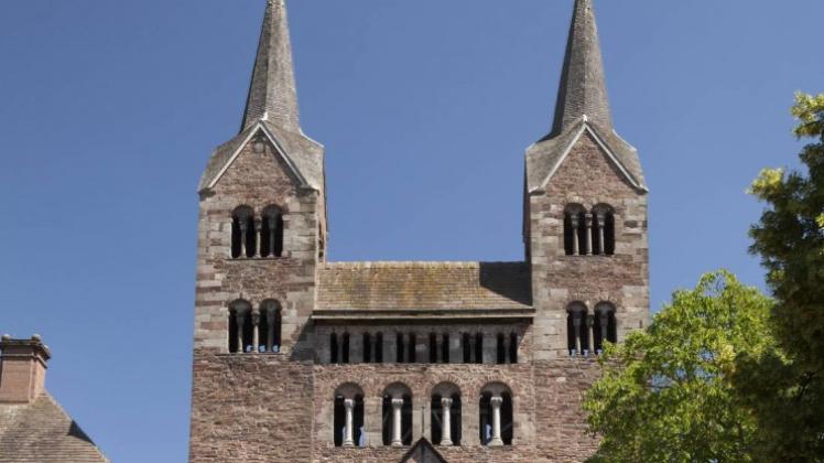 Weltkulturerbe: Kloster Corvey in Nordrhein-Westfalen. 