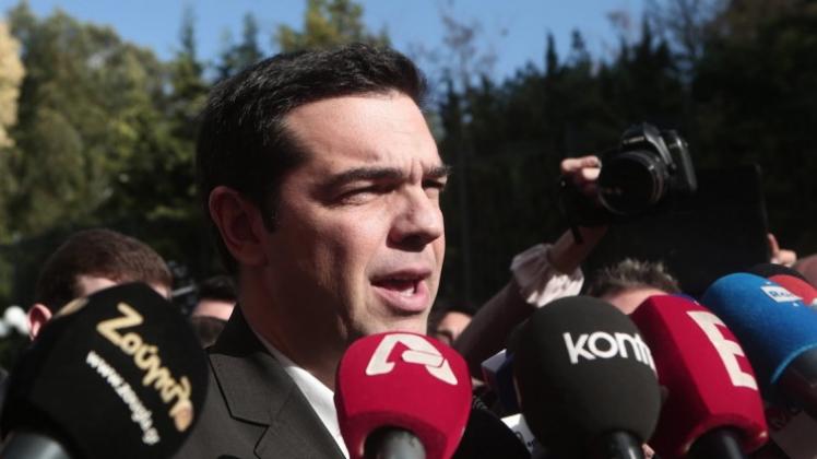 Er setzt auf Sieg: Alexis Tsipras, der Vorsitzende der griechischen Linken Foto:dpa