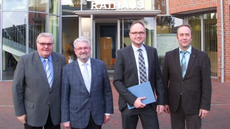 Gesprächspartner der LT (v.l.): Heinz Welling, Alfons Eling, Manfred Wellen und Johannes Osseforth. 