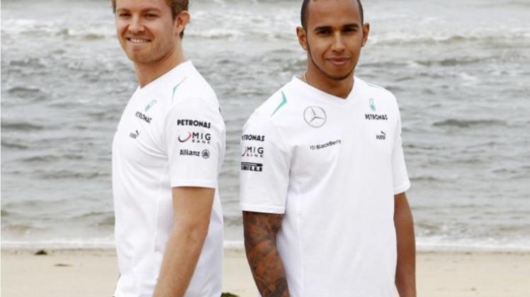 Die Formel 1 legt eine zweiwöchige Pause ein - Zeit für die WM-Rivalen Rosberg (l.) und Hamilton ein wenig Abstand zu gewinnen. 