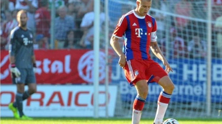 Holger Badstuber (r) spielte erstmals wieder nach 19 Monaten Pause. Holger Badstuber (r) spielte erstmals wieder nach 19 Monaten Pause.