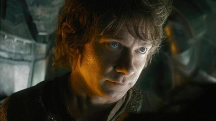 Martin Freeman als Bilbo Beutlin in einer Szene des Films «Der Hobbit: Die Schlacht der Fünf Heere». 