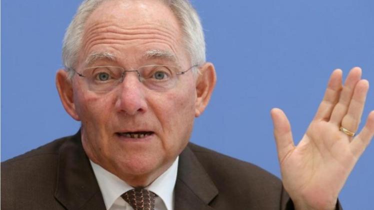 Möchte die Partei AfD mit guten Argumenten bekämpfen: Bundesfinanzminister Wolfgang Schäuble. 