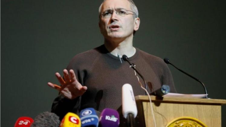 Ex-Yukos-Chef und Kreml-Gegner Chodorkowski: Die Zerschlagung seines Unternehmens ist nach einem Urteil des Ständigen Gerichtshofs in Den Haag politisch motiviert gewesen. 