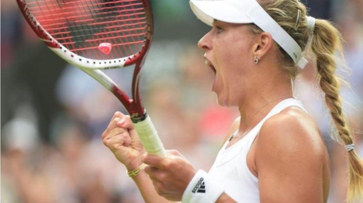 Angelique Kerber hat in Wimbledon Maria Scharapowa aus dem Turnier geworfen. 