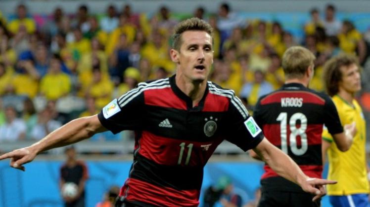 Miroslav Klose ist nach seinem Treffer alleiniger Rekord-WM-Torschütze. 