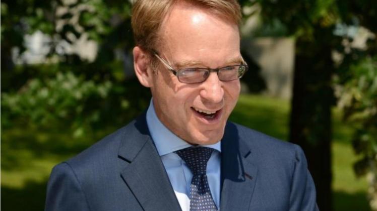 Bundesbankpräsident Jens Weidmann auf dem Gelände der Deutschen Bundesbank in Frankfurt am Main. Bundesbankpräsident Jens Weidmann auf dem Gelände der Deutschen Bundesbank in Frankfurt am Main.