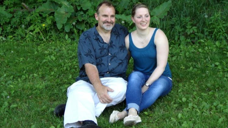 Begegnung der besonderen Art: Lingenerin Britta Lauenroth hat dem Kanadier Kelly Barber mit ihrer Stammzellenspende sein Leben gerettet. 