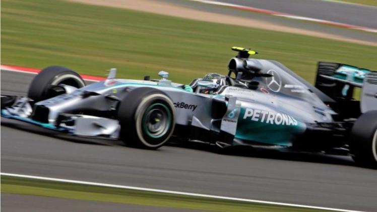Nico Rosberg konnte bei seinen Testrunden in Silverstone nicht so recht überzeugen. Nico Rosberg konnte bei seinen Testrunden in Silverstone nicht so recht überzeugen.