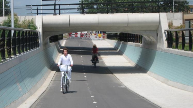 Schnell zur Arbeit, zur Schule oder zur Uni: In den Niederlanden sind Radschnellwege schon verbreitet. Hier ein Beispiel aus Zwolle. 