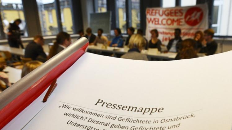 Pressekonferenz von No Lager:  Wie willkommen sind Geflüchtete wirklich in Osnabrück? 