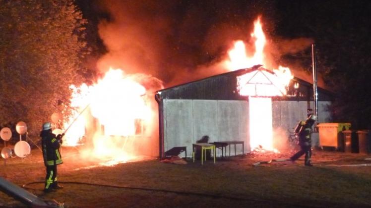Bei einem Brand im Asylbewerberheim Haren wurden fünf Menschen verletzt. 