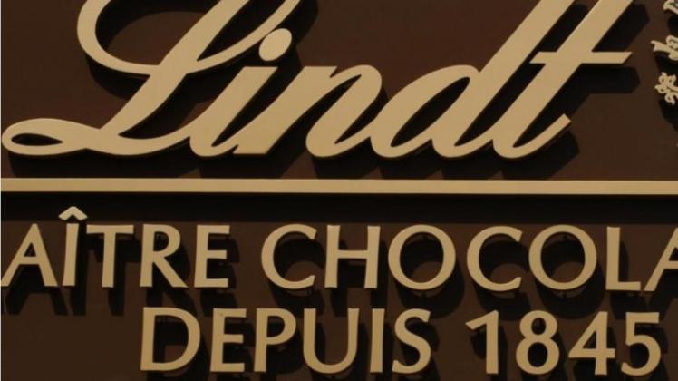Das Logo des Schokoladenherstellers Lindt. 
