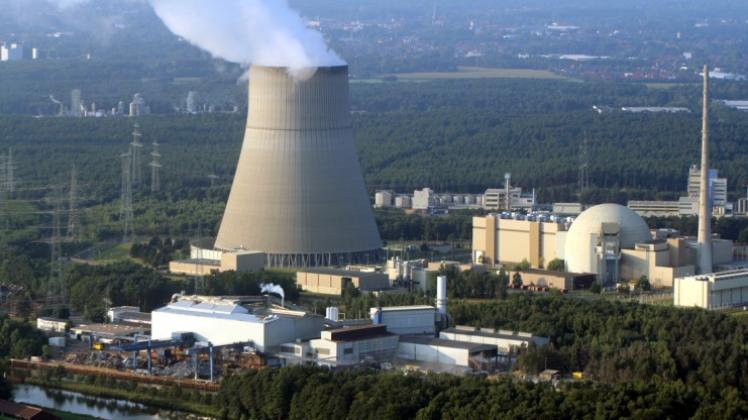 Das Atomkraftwerk in Lingen. 