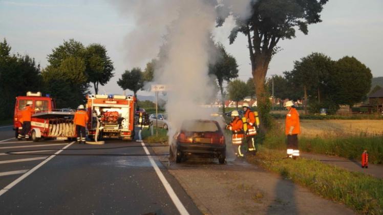 Pkw Brennt Auf B 65 Aus | NOZ