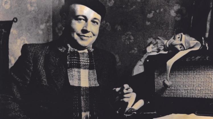 Der Puppenspieler Jochem Hamann Anfang der 50er-Jahre. 