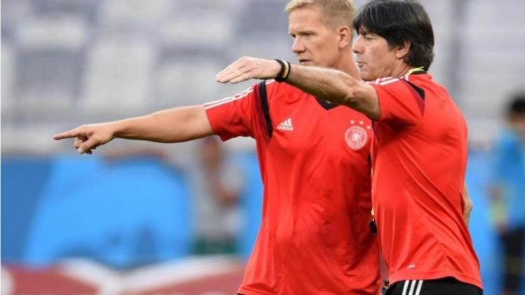 Joachim Löw und Fitness-Coach Darcy Norman haben das DFB-Team auf das WM-Halbfinale gegen Brasilien vorbereitet. 