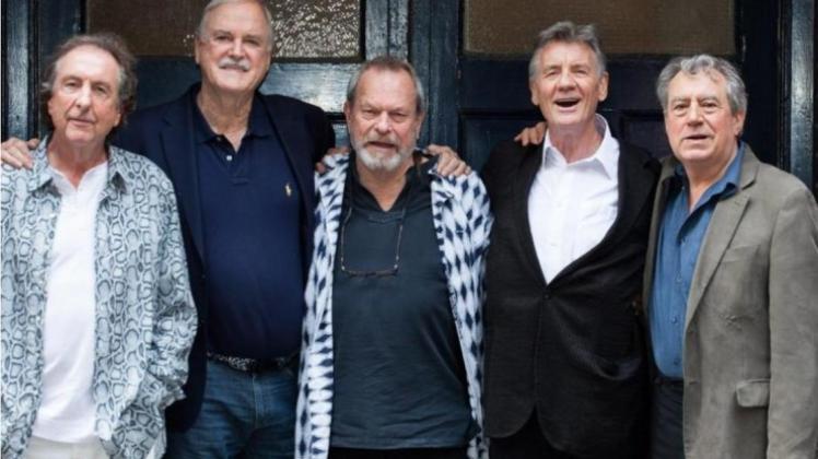 Eric Idle, John Cleese, Terry Gilliam, Michael Palin und Terry Jones (l-r) können es immer noch. Eric Idle, John Cleese, Terry Gilliam, Michael Palin und Terry Jones (l-r) können es immer noch.